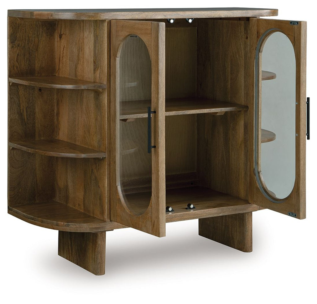 Niall - Accent Cabinet - Light Brown by Unique Piece Furniture