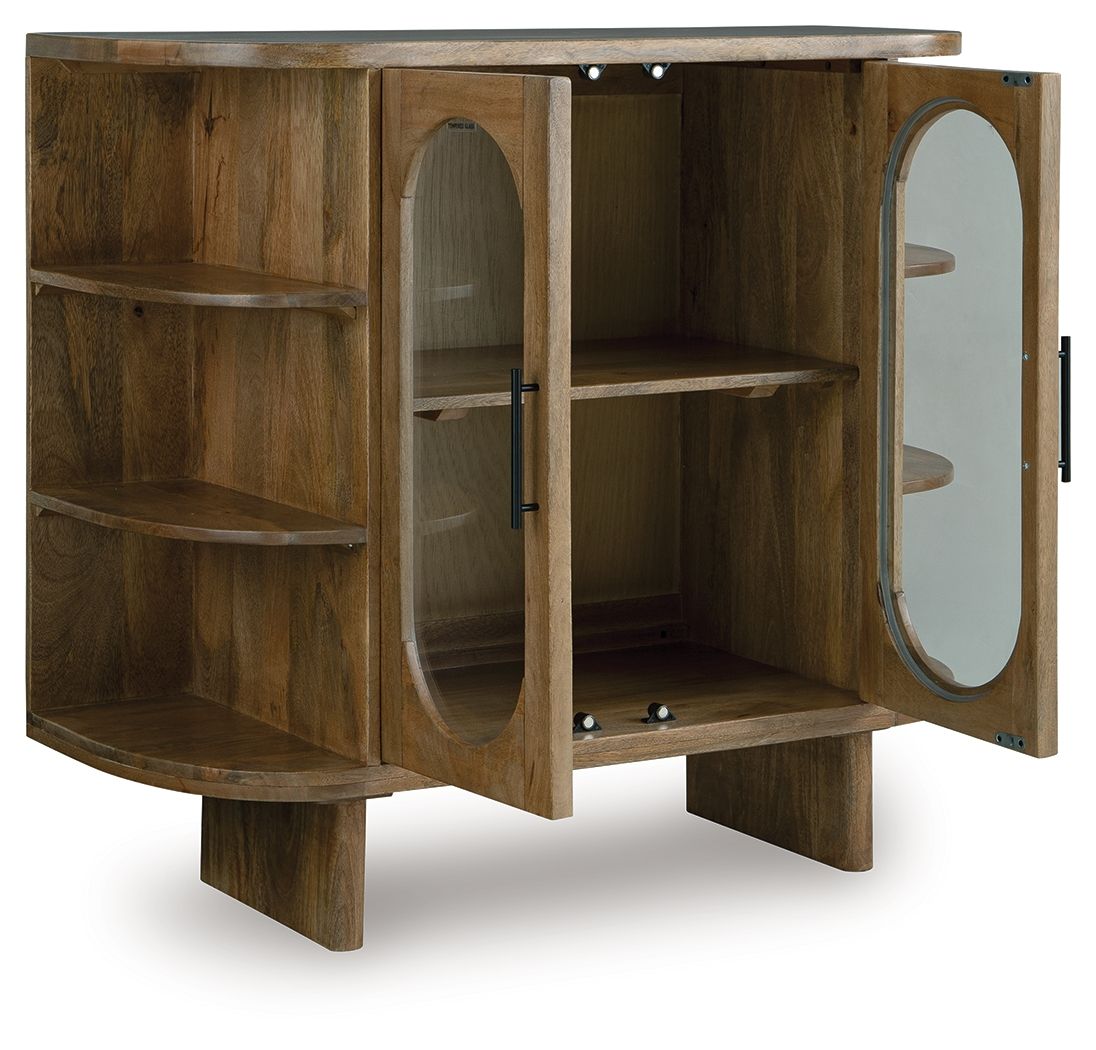 Niall - Accent Cabinet - Light Brown by Unique Piece Furniture