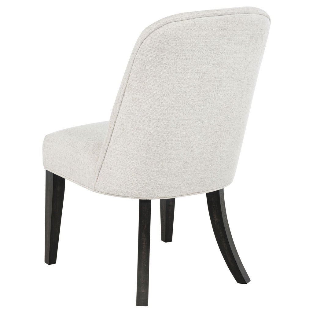 Leandro Upholstered Dining Side Chair Cream (Set of 2) by Unique Piece Furniture