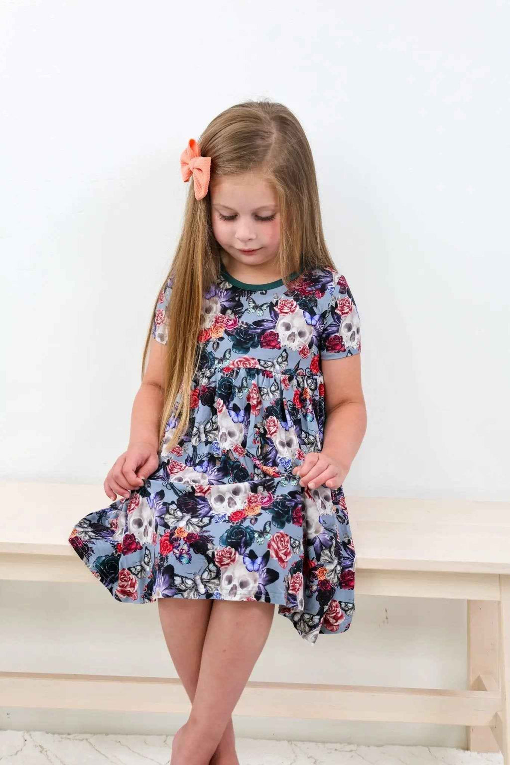 Short Sleeve Dress & Short Set by Minikin Mischief Clothing Co.