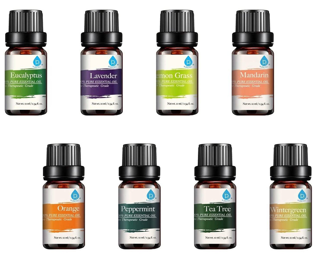 8-Pack: Pursonic 100% Pure Aromatherapy Essential Oils Set by DailySale