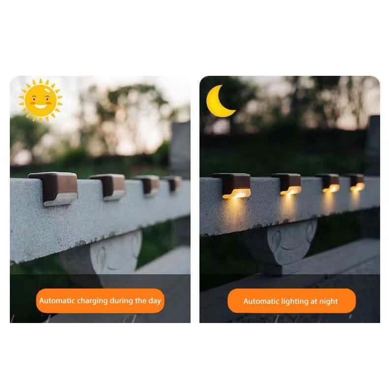 8-Pack: Solar LED Deck & Step Lights by DailySale
