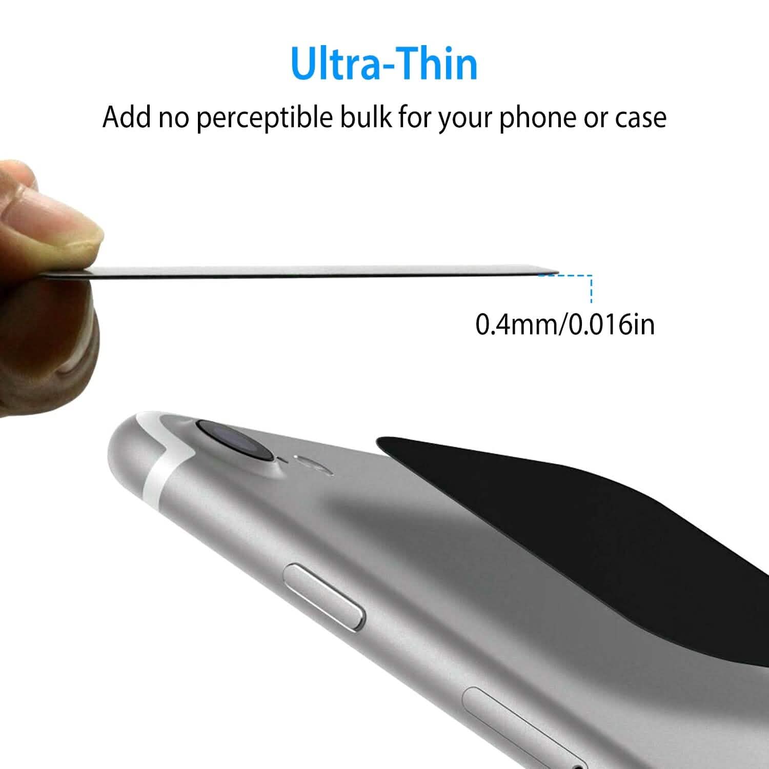 8-Piece: Universal Metal Plates with Strong Adhesive by DailySale