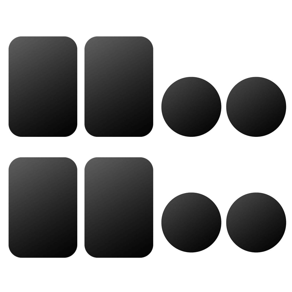 8-Piece: Universal Metal Plates with Strong Adhesive by DailySale