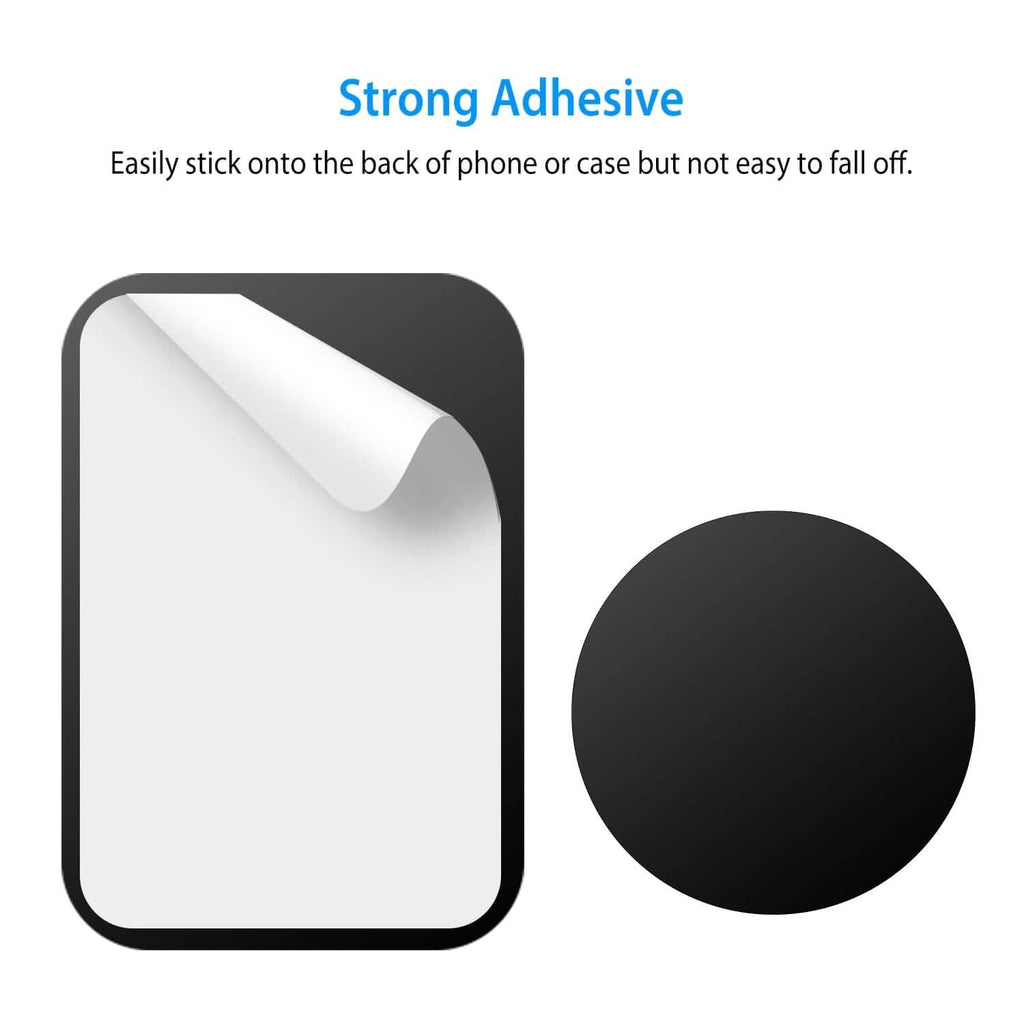 8-Piece: Universal Metal Plates with Strong Adhesive by DailySale