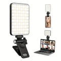 80 LED Clip-On Rechargeable Selfie Ring Light by DailySale