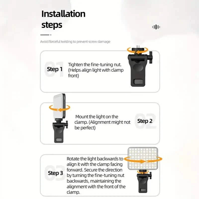 80 LED Clip-On Rechargeable Selfie Ring Light by DailySale