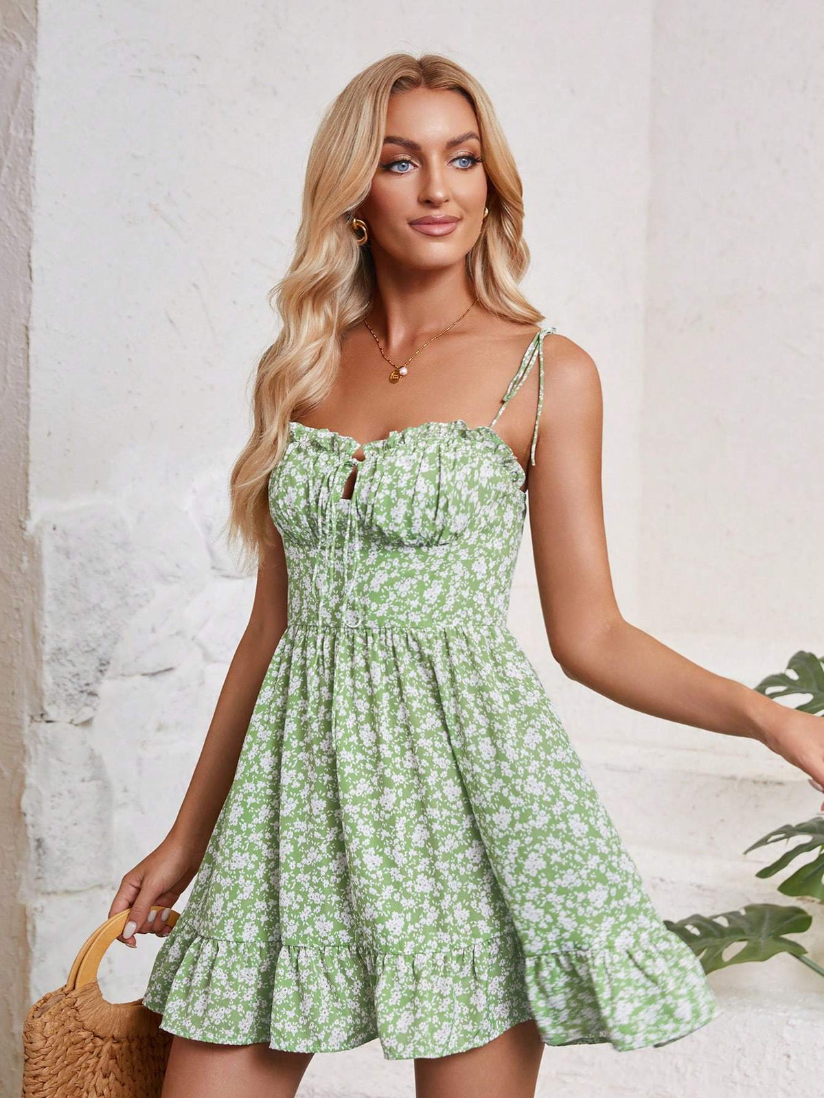 Women’s Spaghetti Strap Summer Dress by FitiqueFit