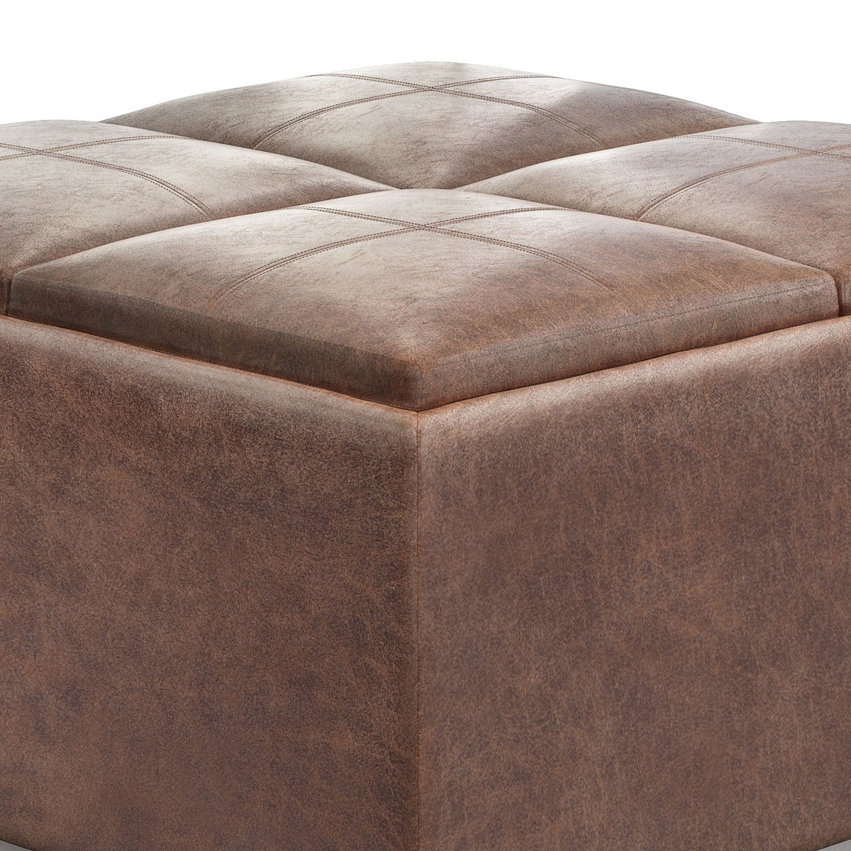 Avalon - Square Coffee Table, Storage Ottoman by Unique Piece Furniture