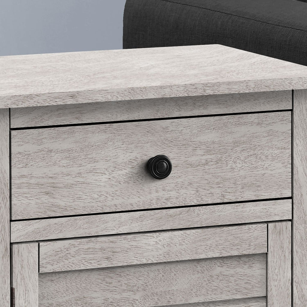 Accent Nightstand, Storage Drawer, Transitional by Unique Piece Furniture