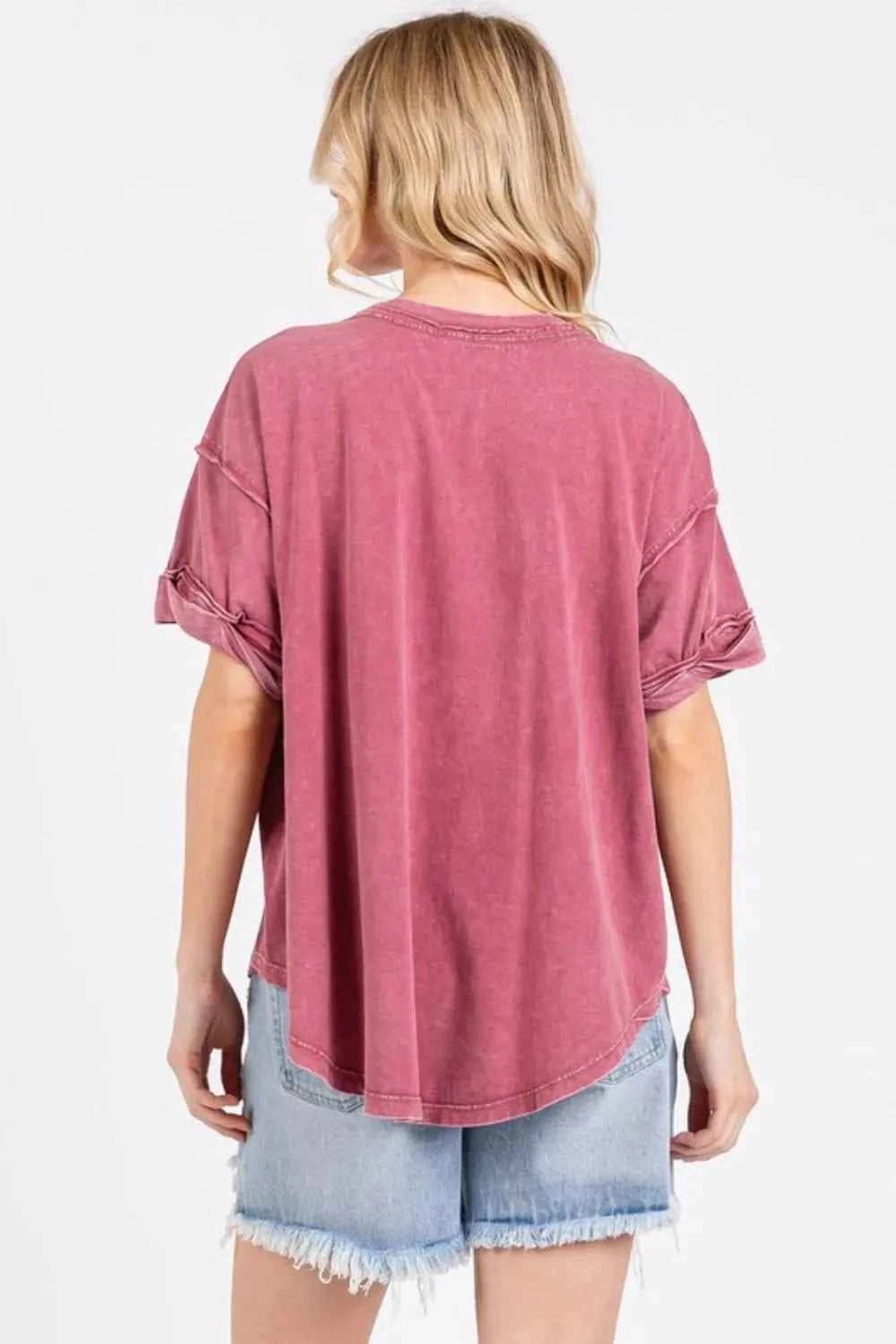 Mittoshop GAME DAY Round Neck Short Sleeve T-Shirt by Wild and Free Boutique