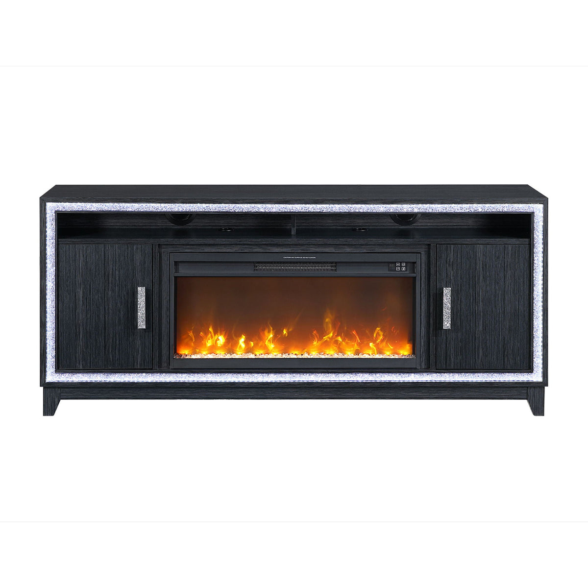 Almera - Fireplace With Adjustable Temperature And LED Options by Unique Piece Furniture