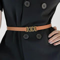 ElegantStyle Alloy Buckle PU Belt – Chic and Versatile Accessory See size chart under “more details” by The Fashion Celestial