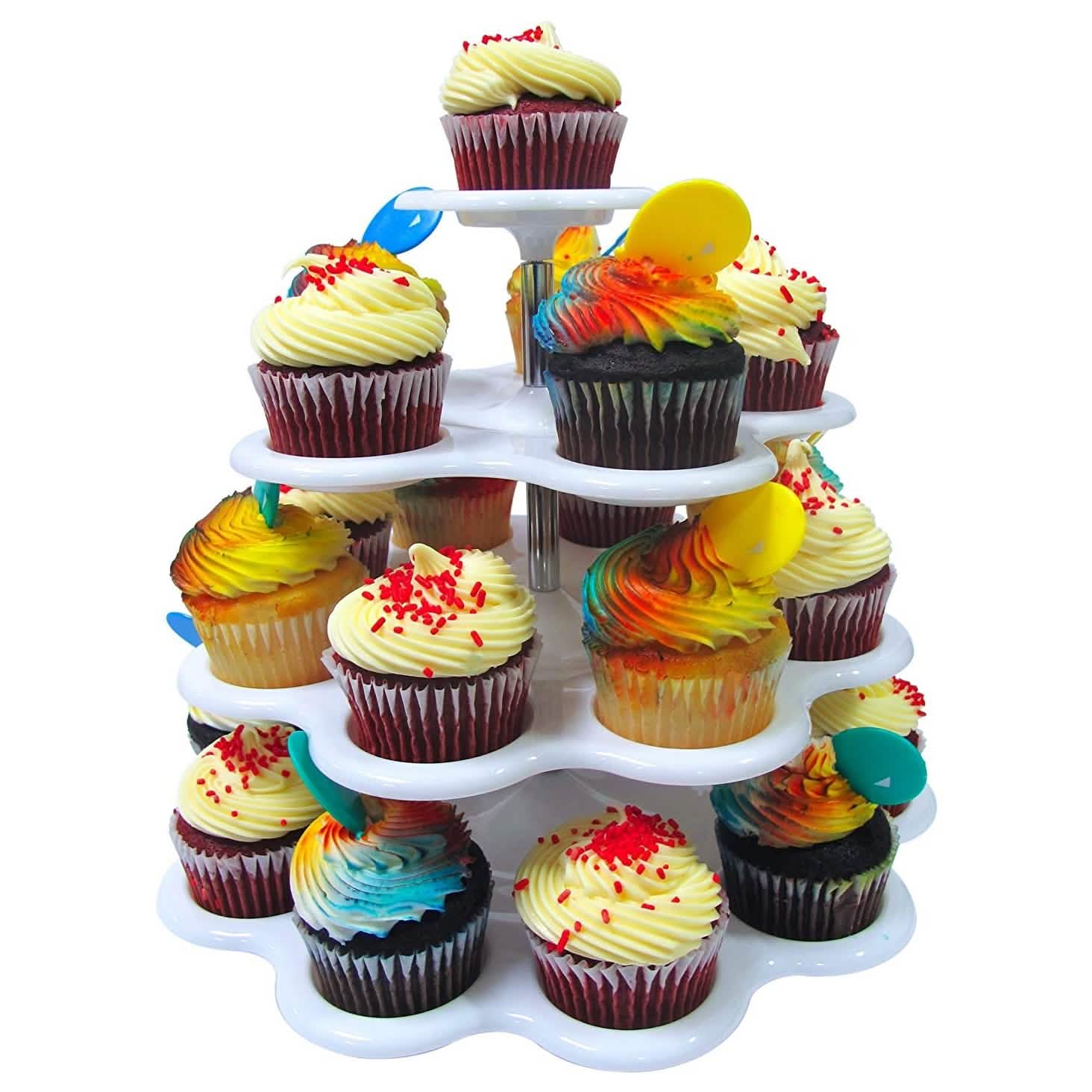 Imperial 4 Tier Plastic Cupcake/Dessert Stand by DailySale