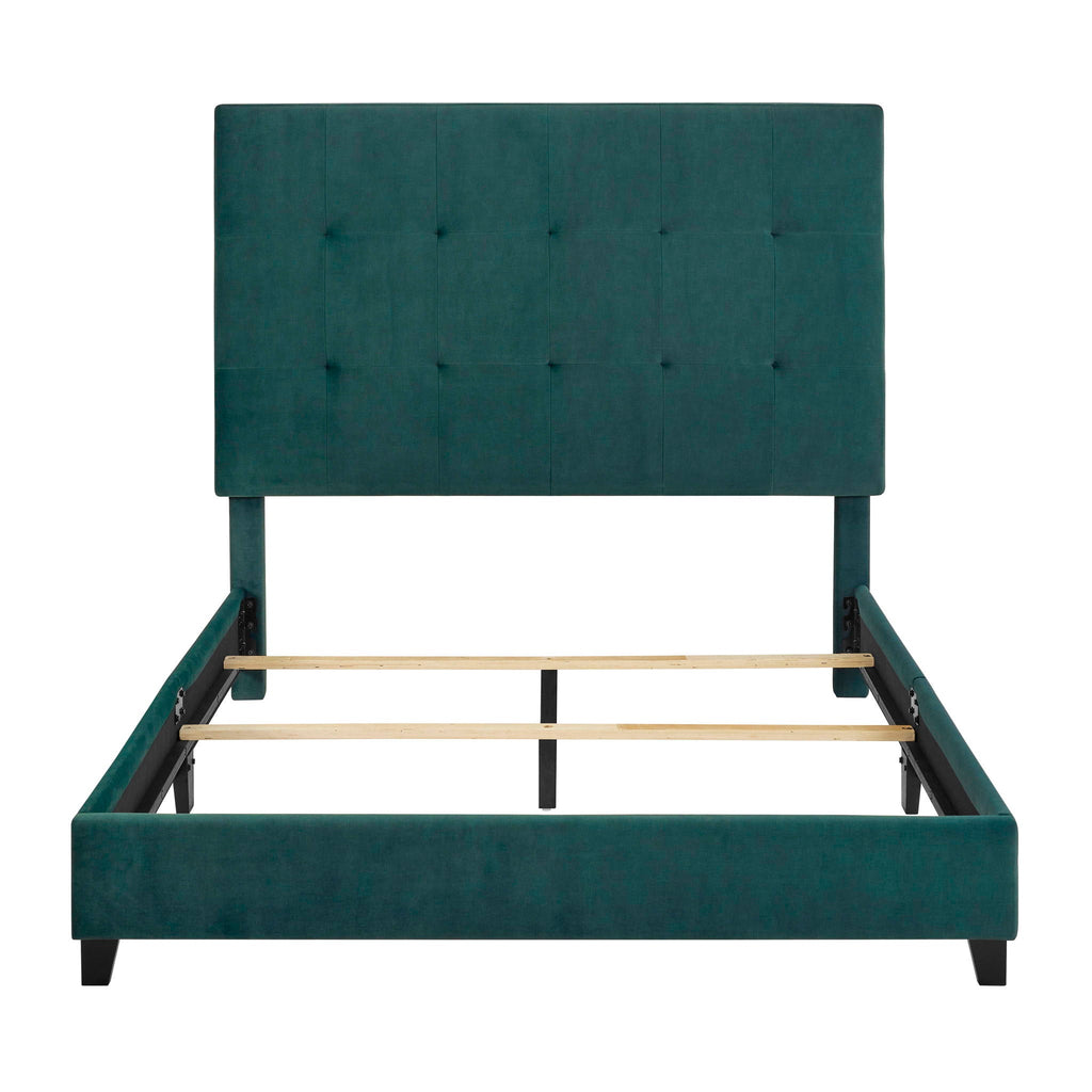 Tufted Upholstered Headboard Platform Bed by Unique Piece Furniture