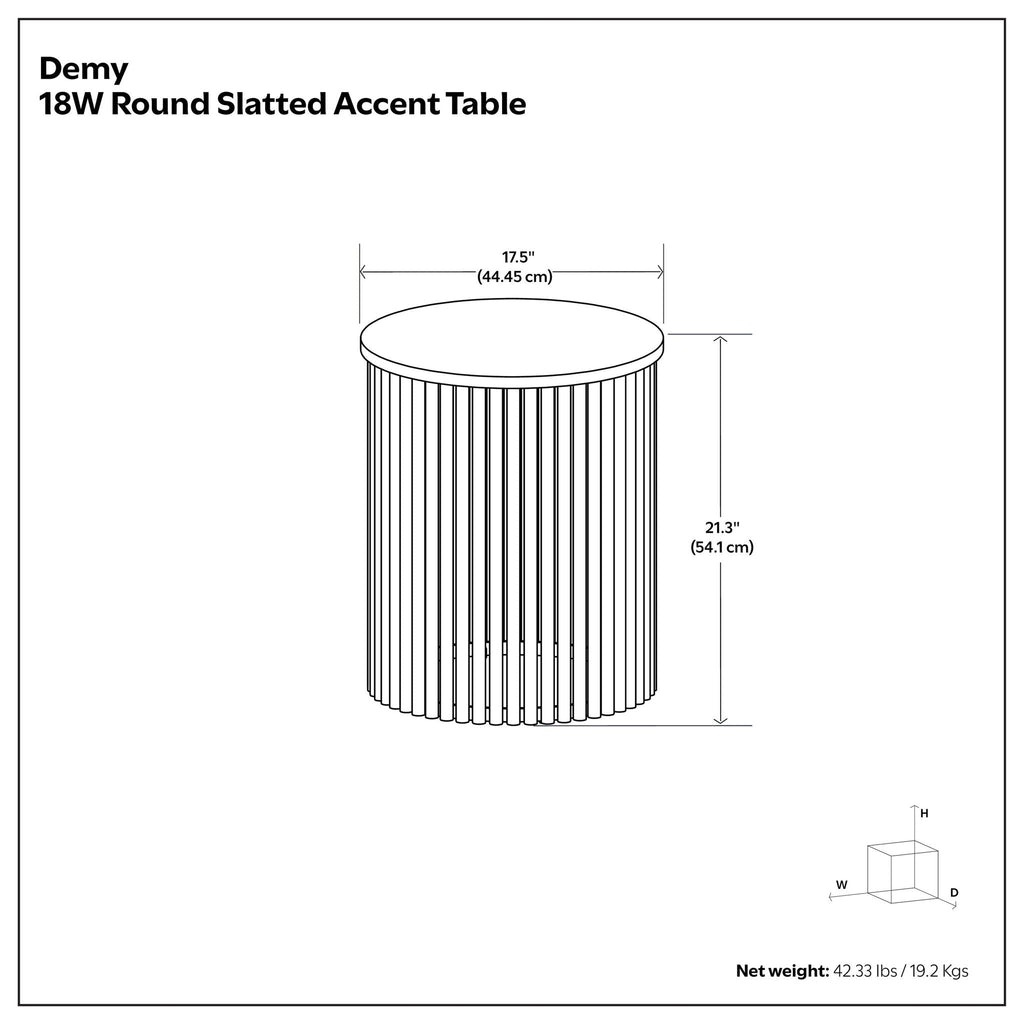 Demy - Handcrafted Metal Accent Table by Unique Piece Furniture