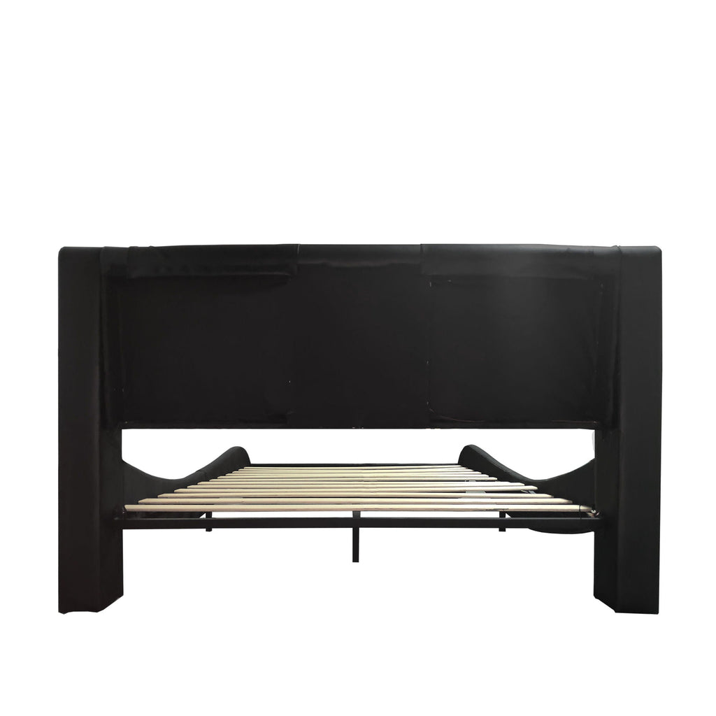 Platform Bed Frame With LED Lighting, tooth Music, Vibration Massage by Unique Piece Furniture