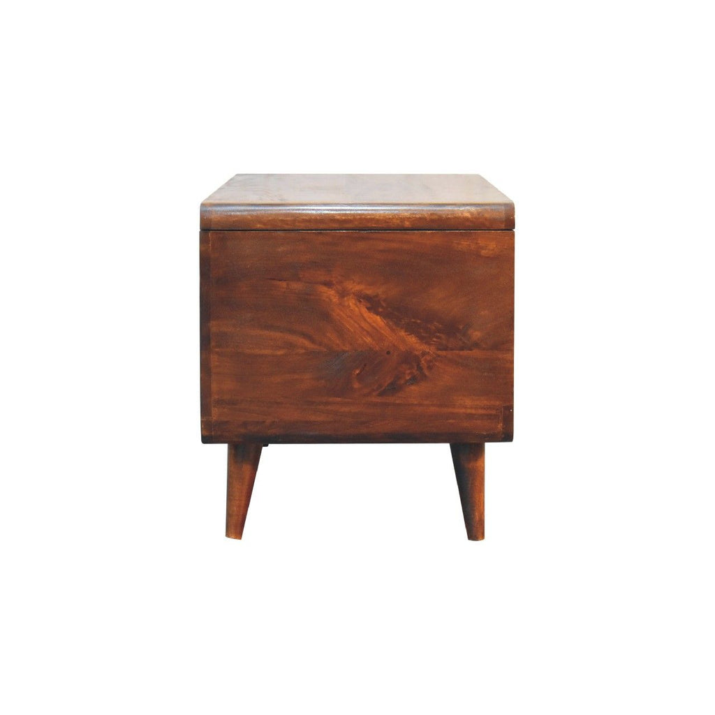 Curved Blanket Box - Chestnut by Unique Piece Furniture