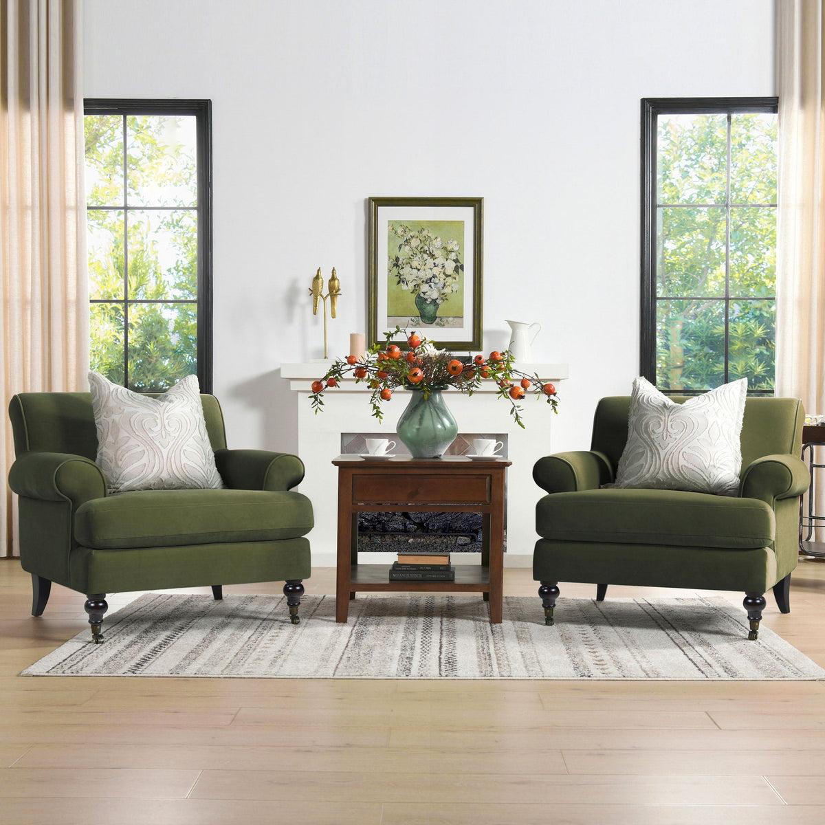 Alana Lawson - Accent Arm Chair Casters by Unique Piece Furniture