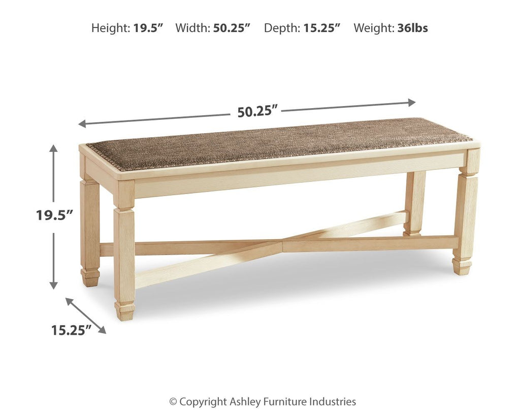 Bolanburg - Large UPH Dining Room Bench - Beige by Unique Piece Furniture