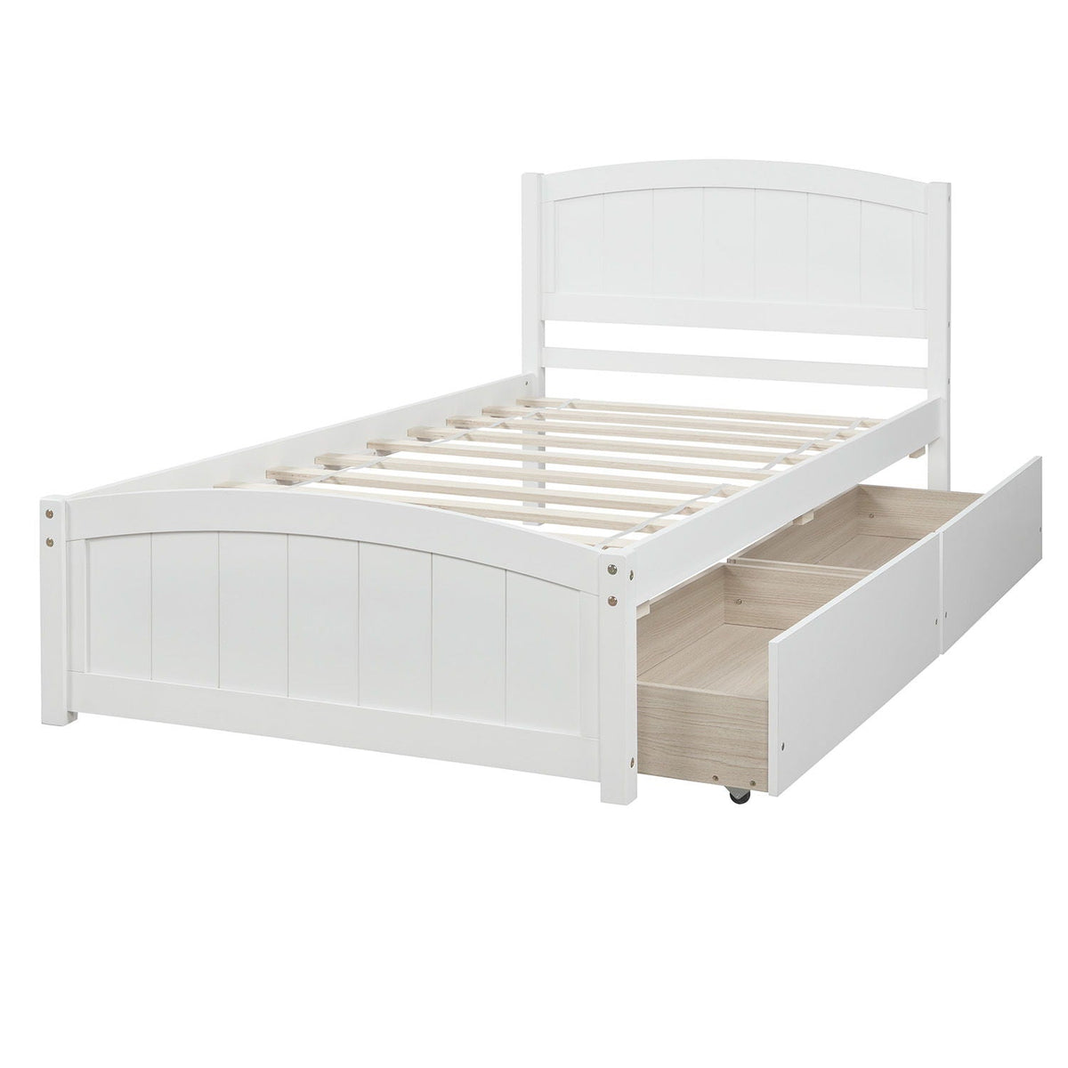 Platform Bed & Headboard, Footboard And Wood Slat Support by Unique Piece Furniture