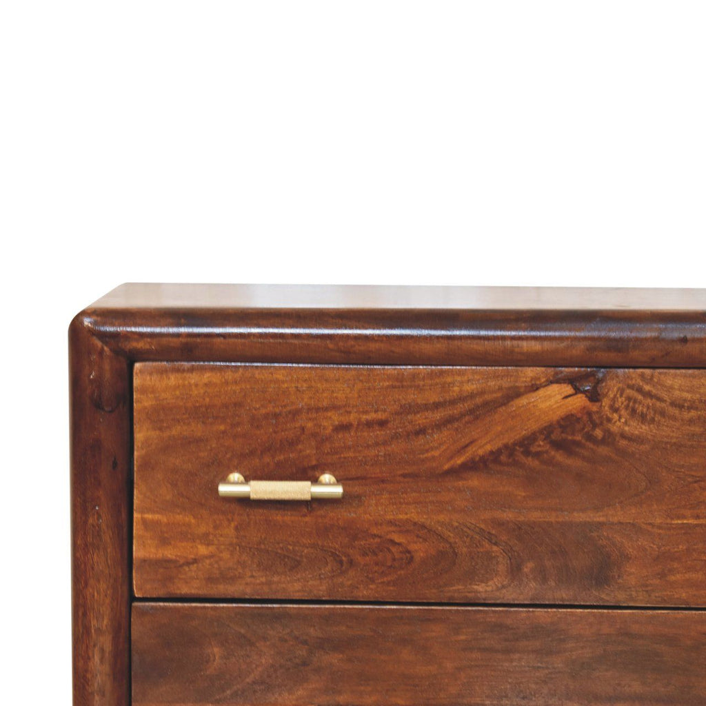 Regency - Woven 2 Drawer Nightstand - Brown by Unique Piece Furniture