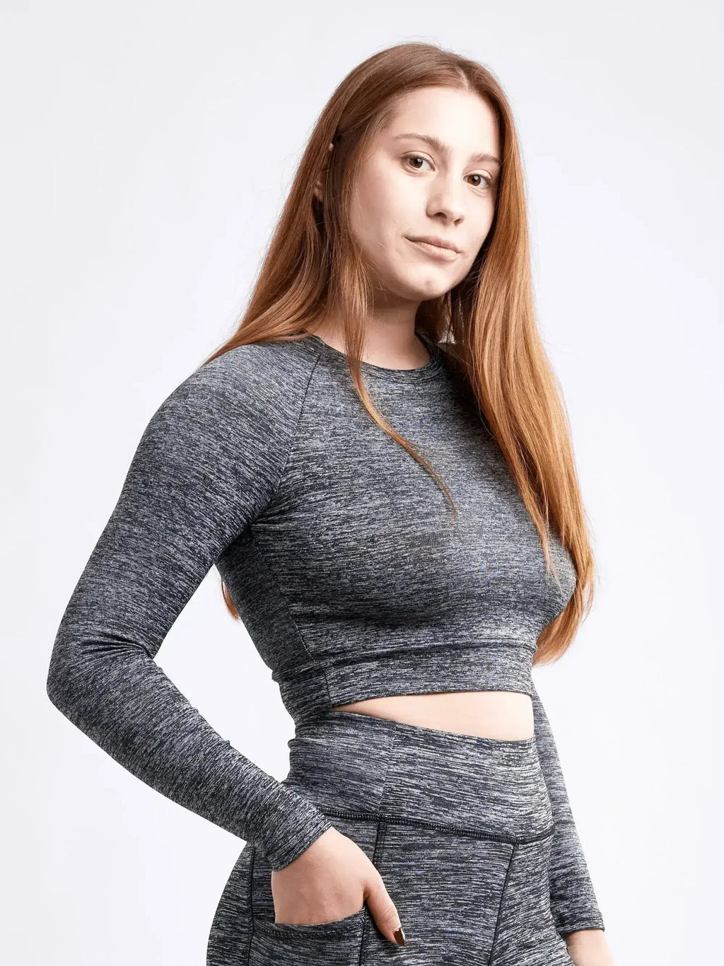 Long-Sleeve Crop Top by Femstylo