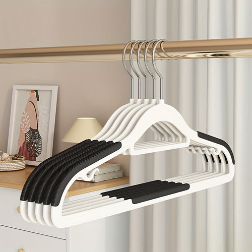 10-Pack: Heavy-Duty Plastic Anti-Skid Clothes Hangers by DailySale