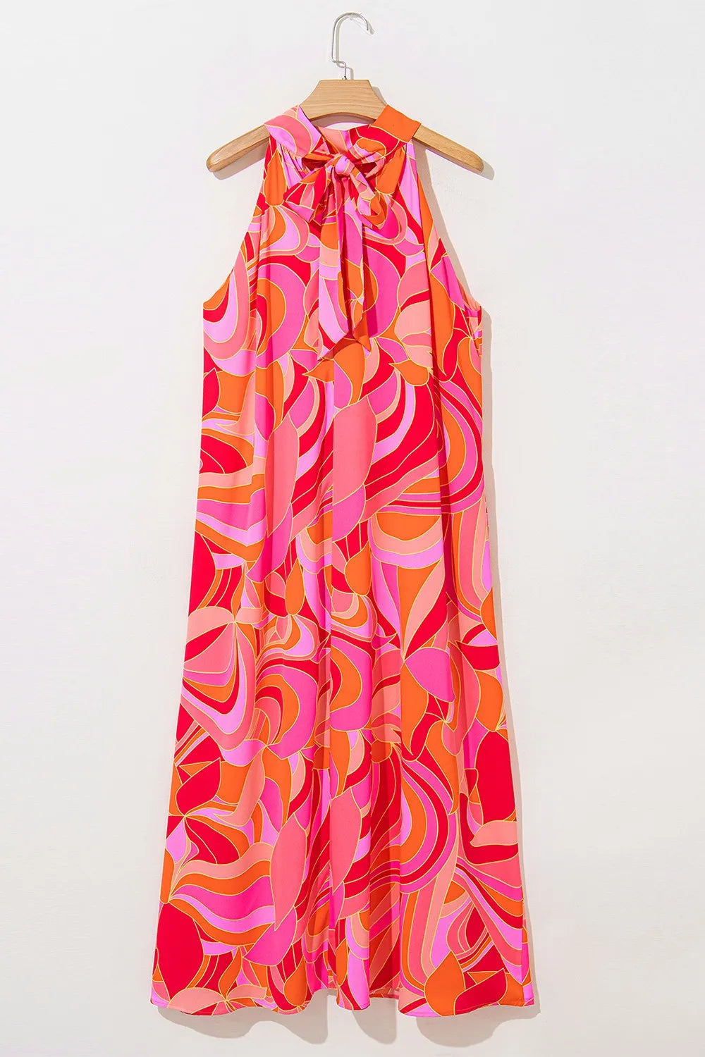 Contrast Grecian Neck Maxi Dress by Simply Love