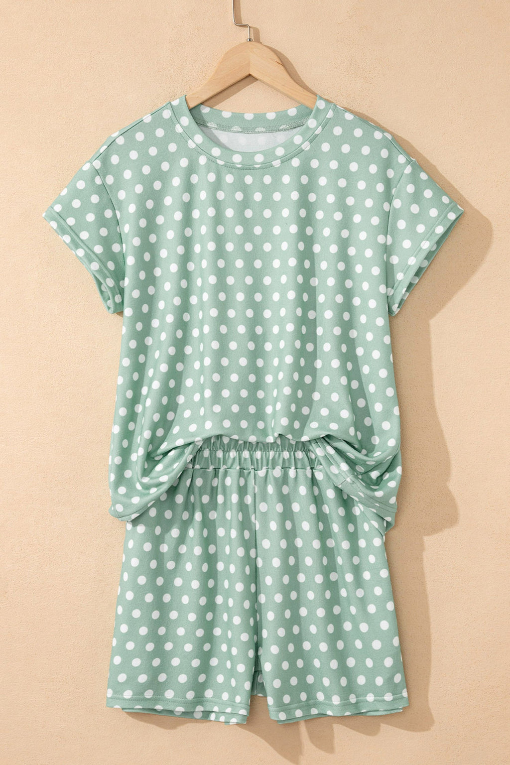 Purple Polka Dot Print Short Set by Wild and Free Boutique