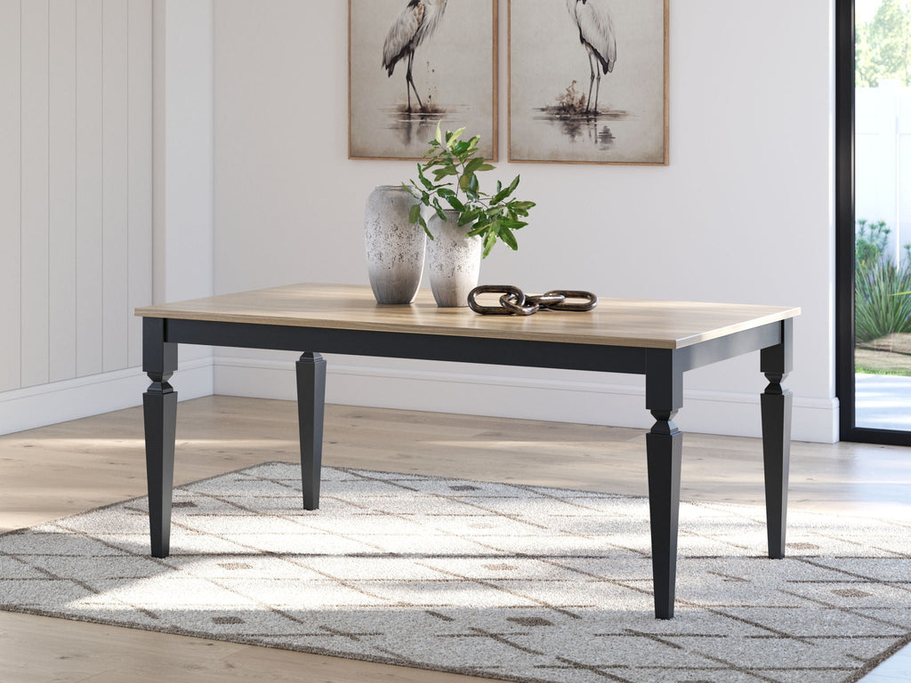 Brenkerton - Rectangular Dining Room Table - Grayish Brown / Black by Unique Piece Furniture