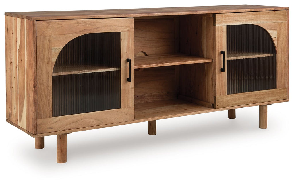 Adway - Accent Cabinet - Natural Brown by Unique Piece Furniture