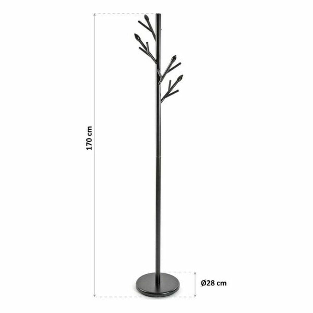 Coat rack Albion (28 x 170 x 28 cm) by Bigbuy