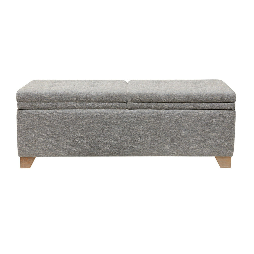 Soft Close Upholstered Storage Bench, Convenient Design by Unique Piece Furniture