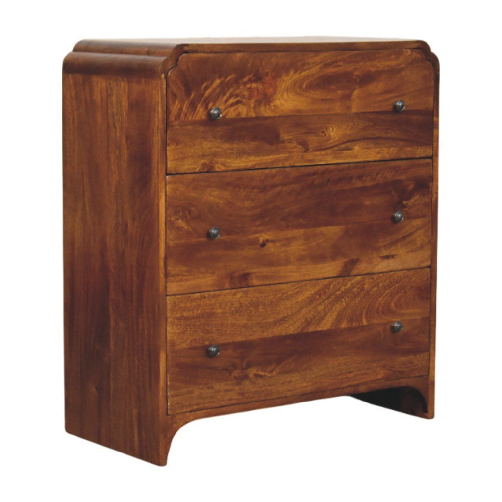 Newton - 3 Drawer Chest - Brown by Unique Piece Furniture