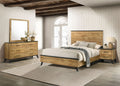 Kaywood 4-piece Eastern King Bedroom Set Natural Pine by Unique Piece Furniture
