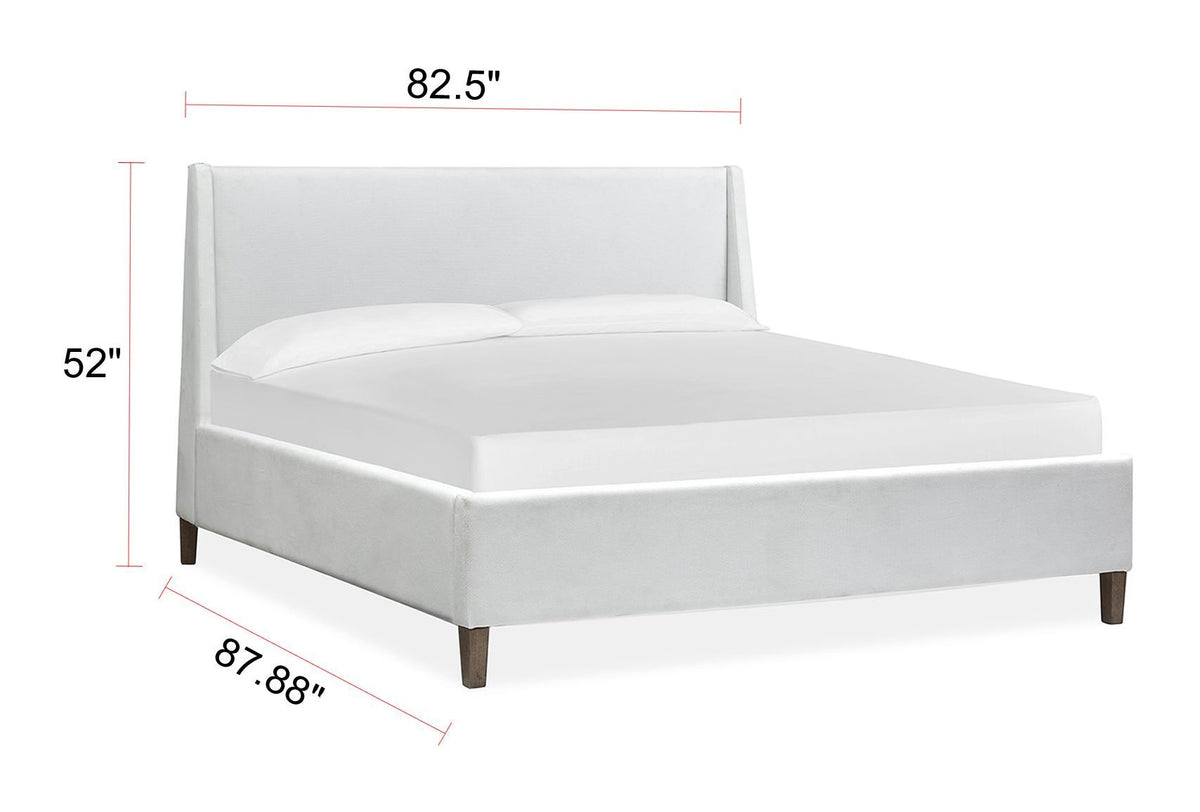 Lindon - Complete Upholstered Island Bed by Unique Piece Furniture
