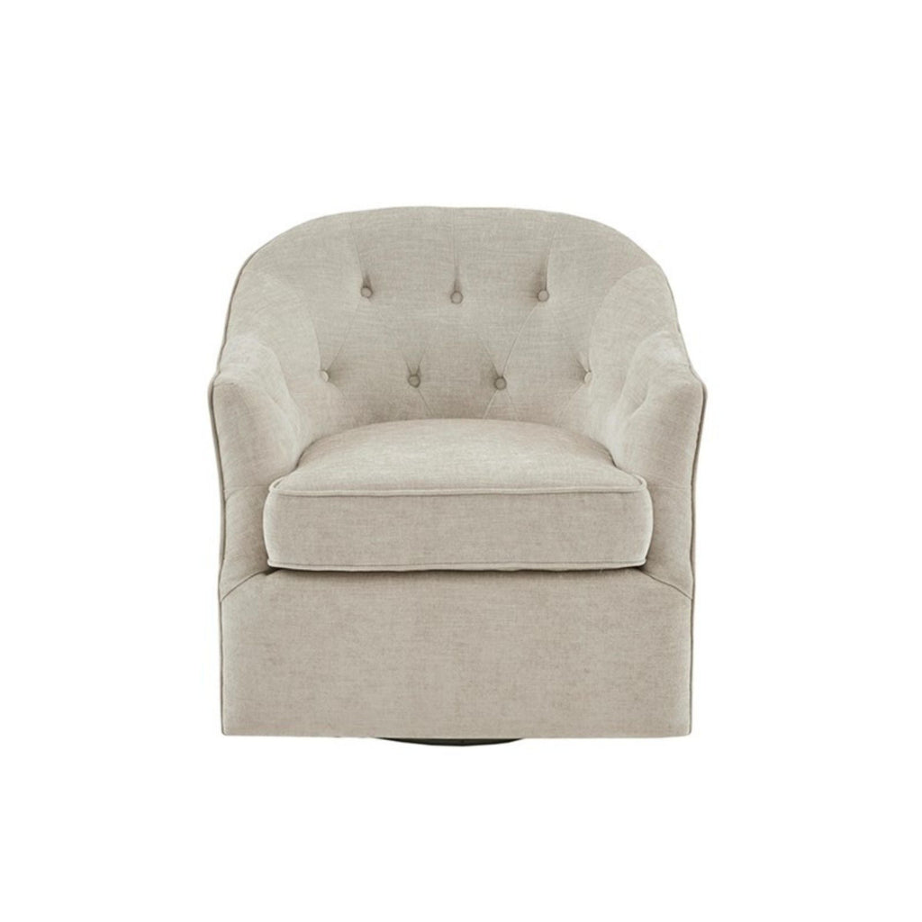 Calvin - Swivel Chair With 360 Degree Rotation - Beige by Unique Piece Furniture