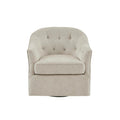 Calvin - Swivel Chair With 360 Degree Rotation - Beige by Unique Piece Furniture