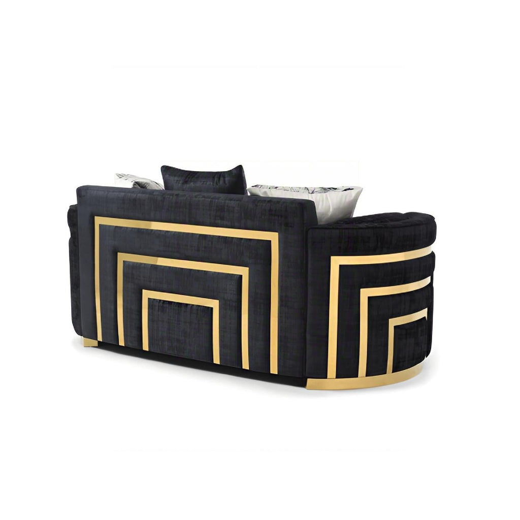 Soledad - Loveseat - Black by Unique Piece Furniture