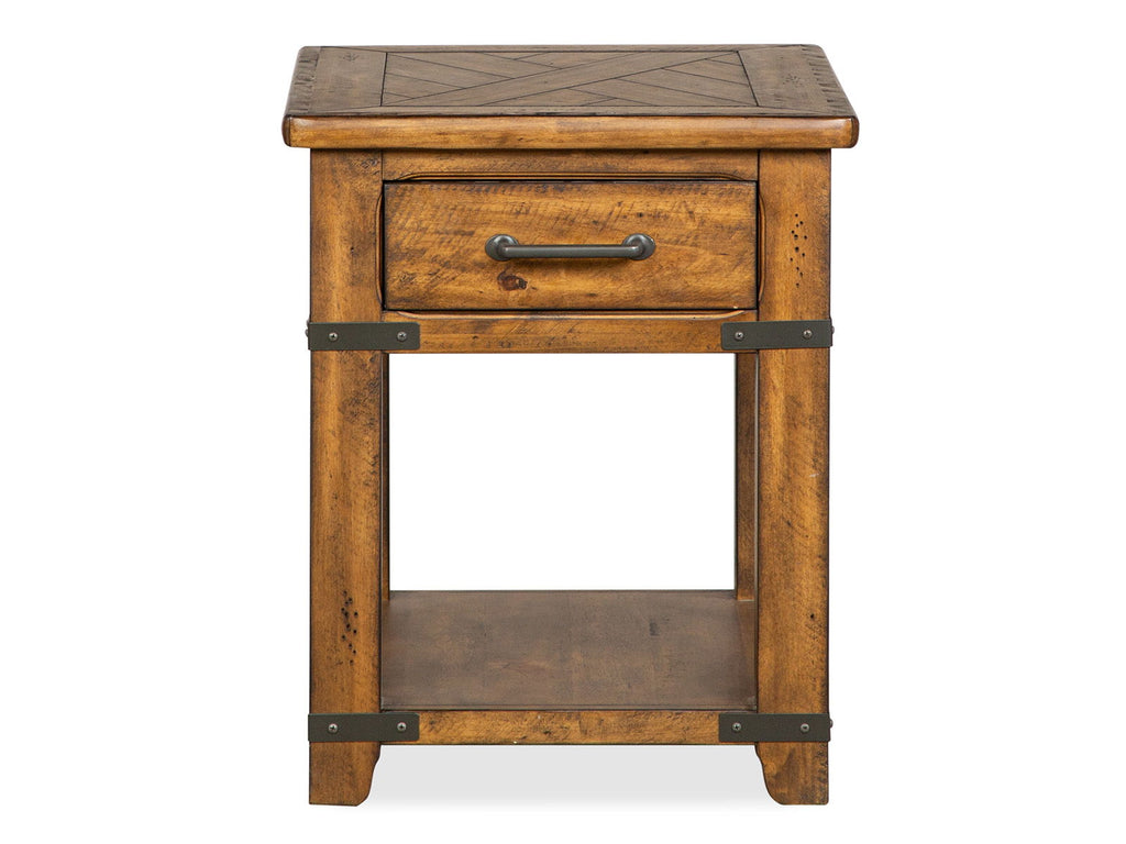 Chesterfield - Rectangular End Table - Farmhouse Timber by Unique Piece Furniture