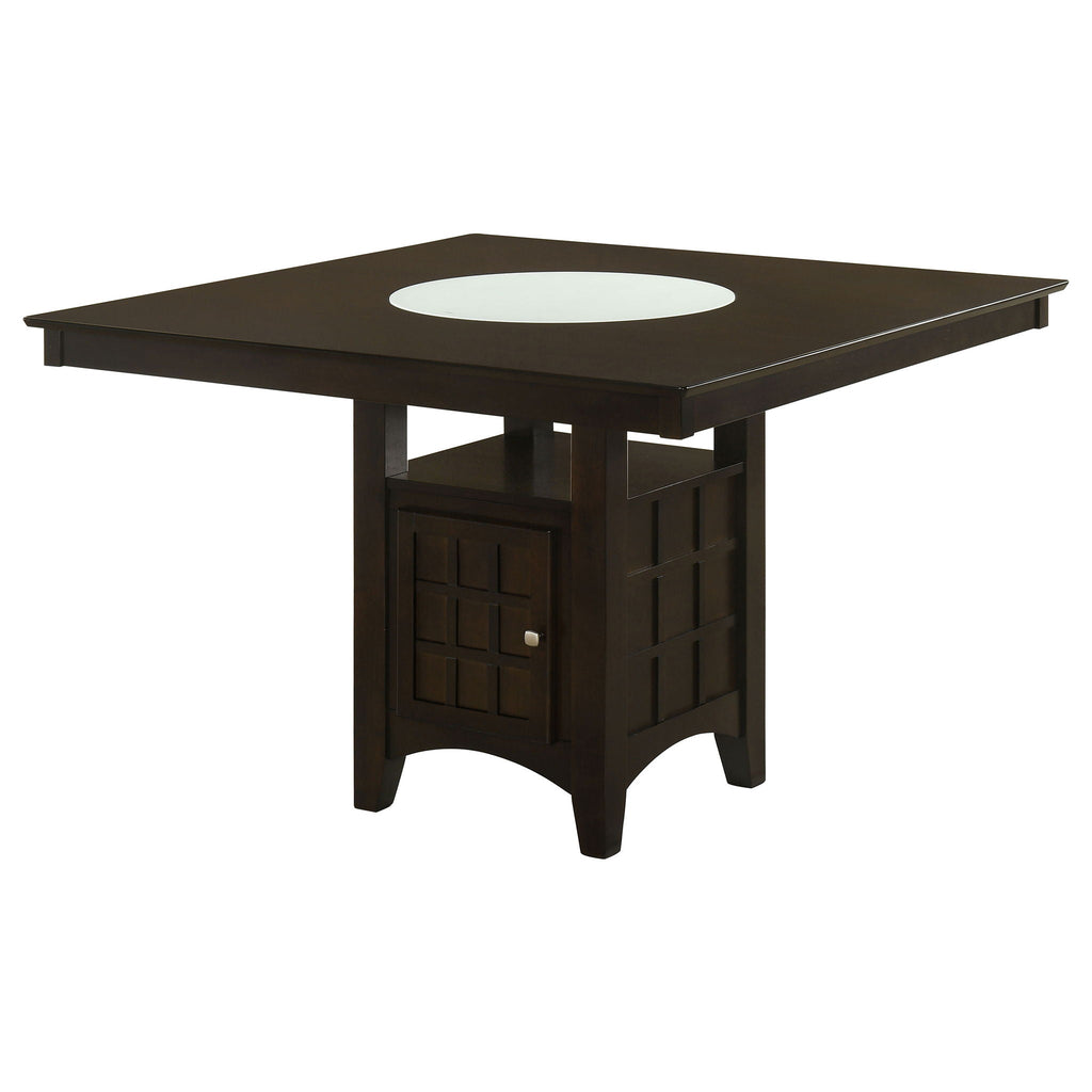 Gabriel 9-piece Square Counter Height Dining Set Cappuccino by Unique Piece Furniture