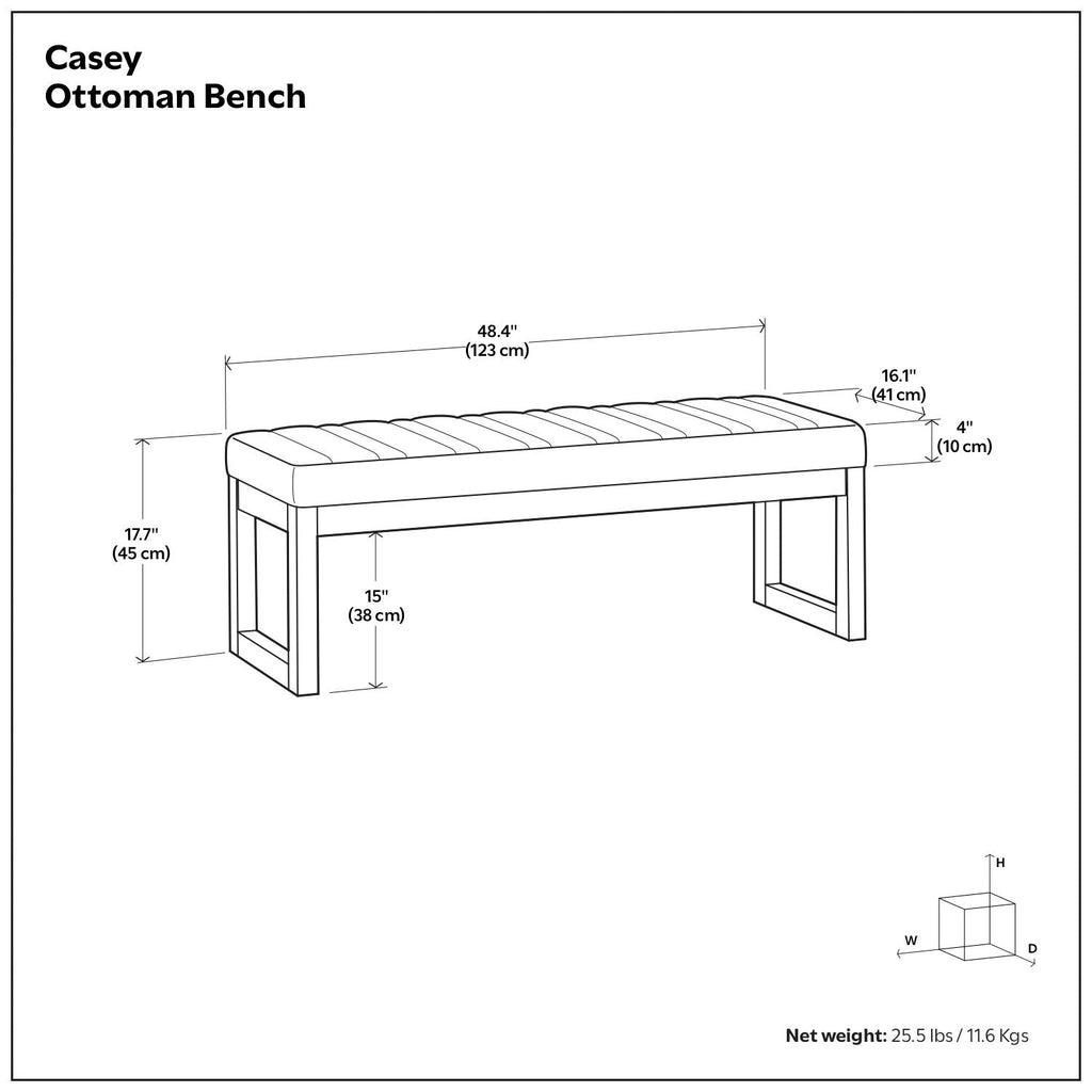 Casey - Multi Functional Ottoman Bench by Unique Piece Furniture