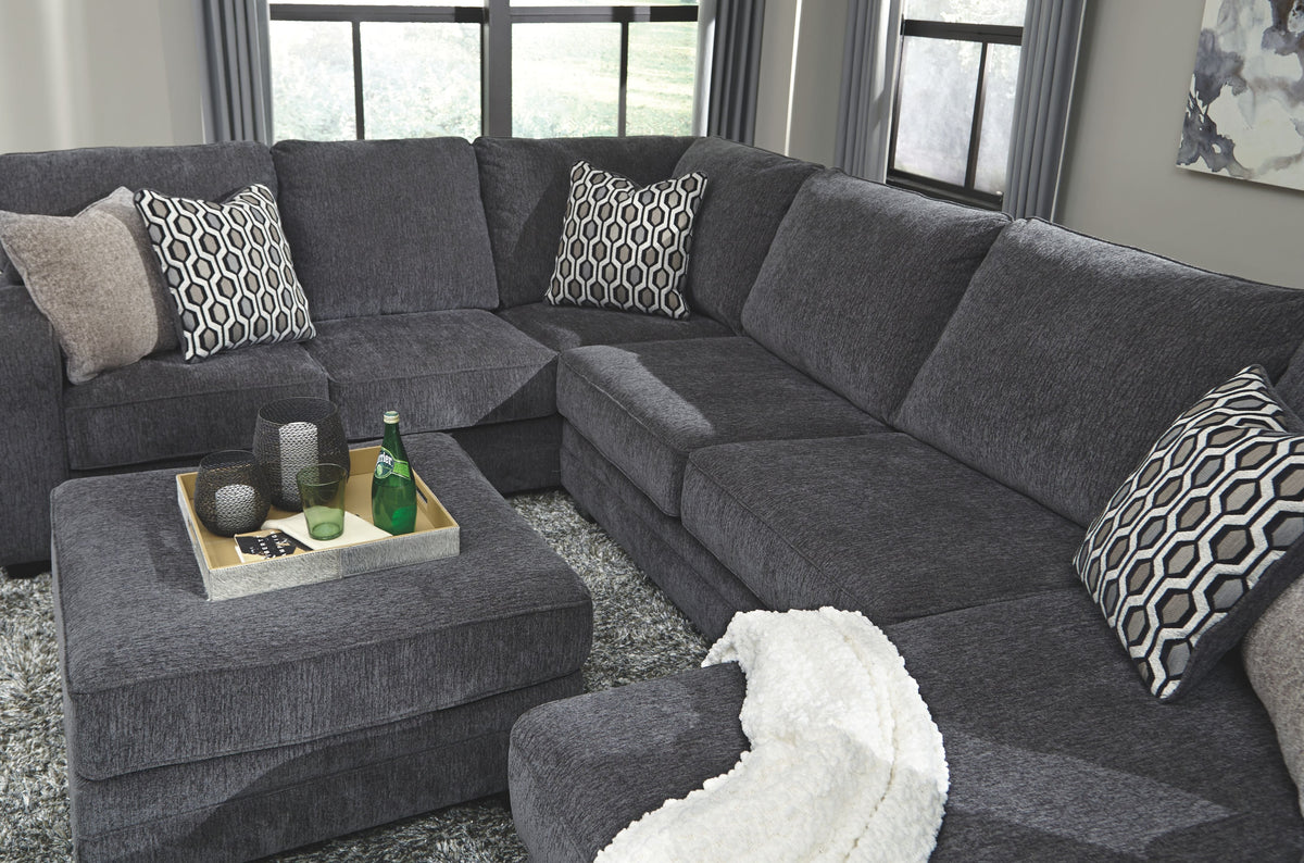 Tracling - Oversized Accent Ottoman - Slate by Unique Piece Furniture
