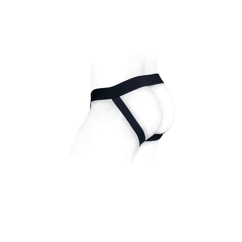SpareParts Pete Freestyle Nylon Packing Jock Black Size S by SpareParts