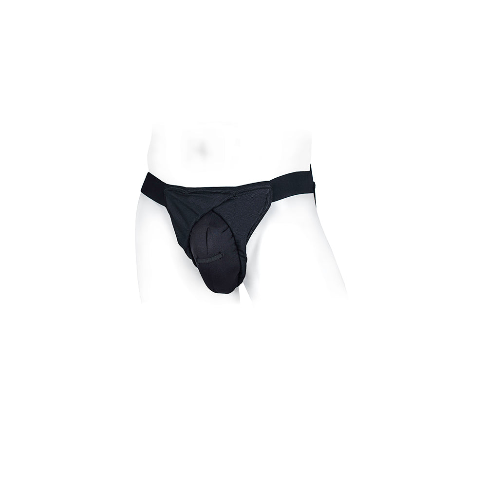 SpareParts Pete Freestyle Nylon Packing Jock Black Size S by SpareParts