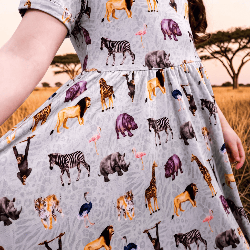 Short Sleeve Dress & Short Set by Minikin Mischief Clothing Co.