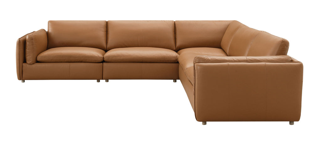 Brighton - Top Grain Modular Sectional - Brown by Unique Piece Furniture