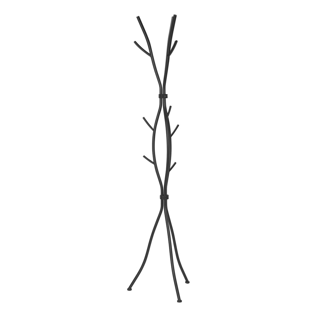 Coat Rack, Hall Tree, Free Standing, 11 Hooks, Entryway, Contemporary & Modern by Unique Piece Furniture