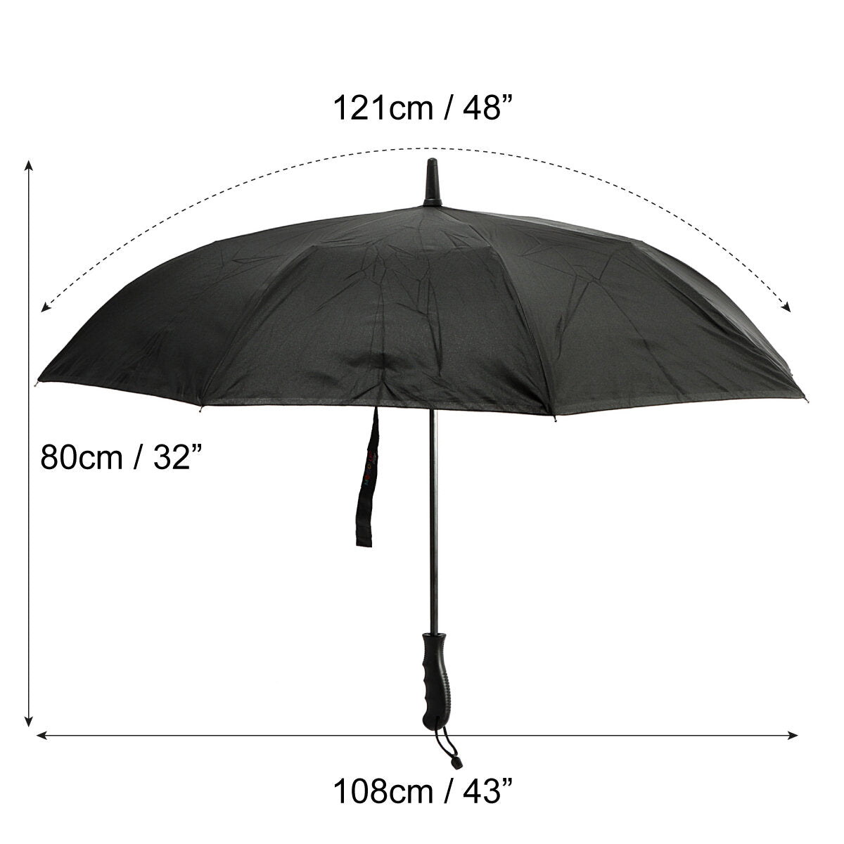 Biggdesign Moods Up Reverse Black Umbrella For Rain by Susino